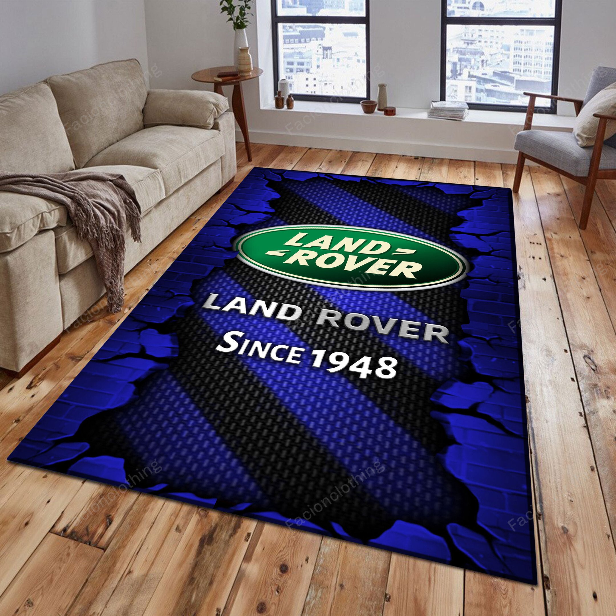 Sportswearmerch Land-Rover Car Personalized Rug For Fan