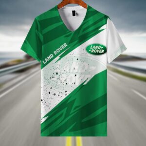 Sportswearmerch Land-Rover Car V-neck Women T-shirt For Fan