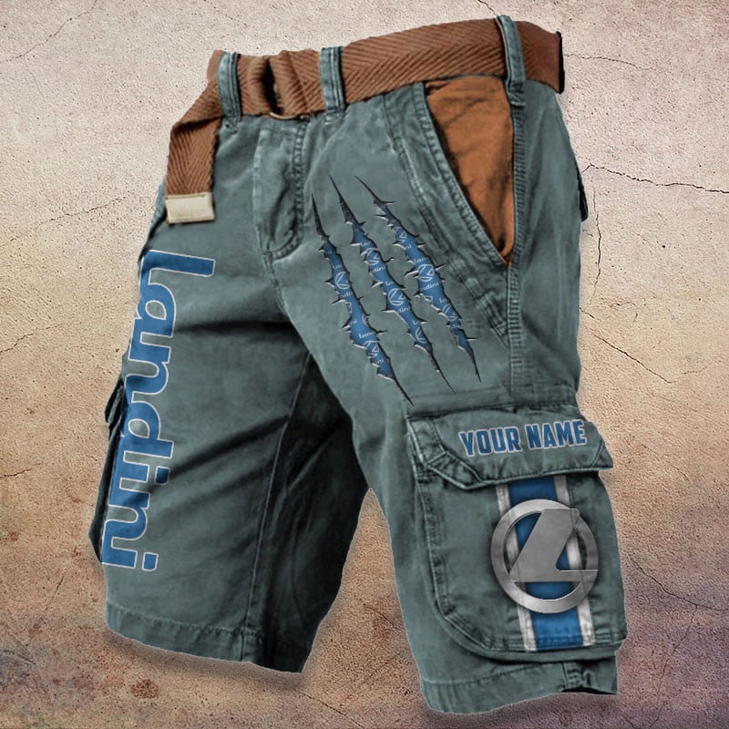 Sportswearmerch Landini Tractor Denim Short For Fan