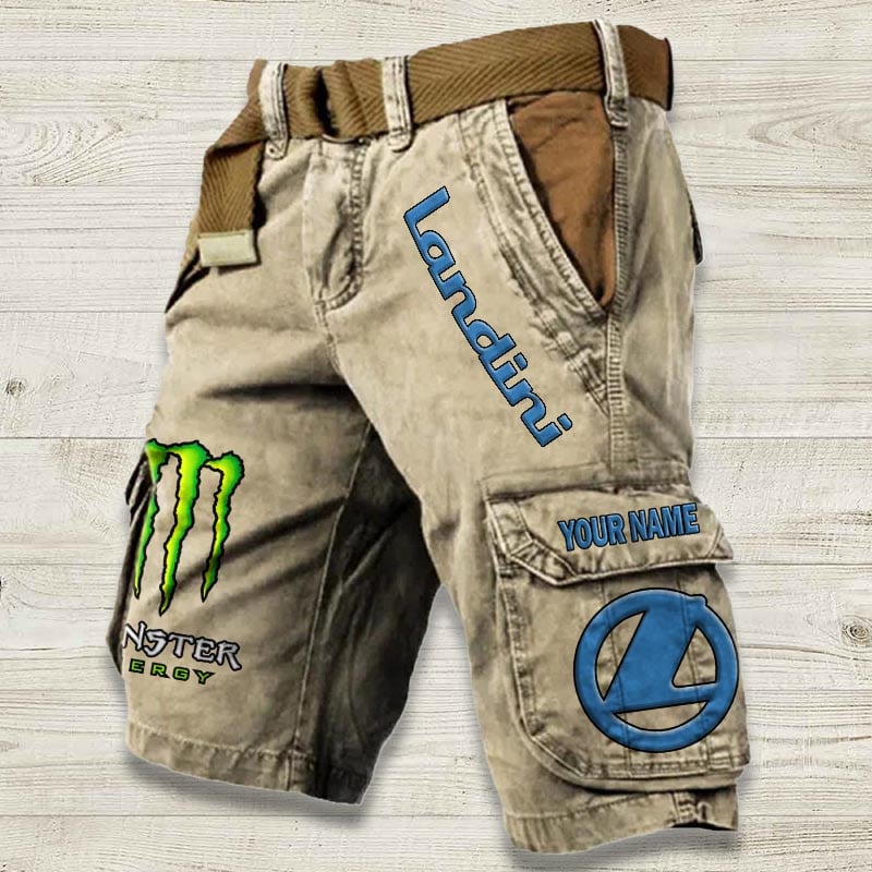 Sportswearmerch Landini Tractor Denim Short For Fan