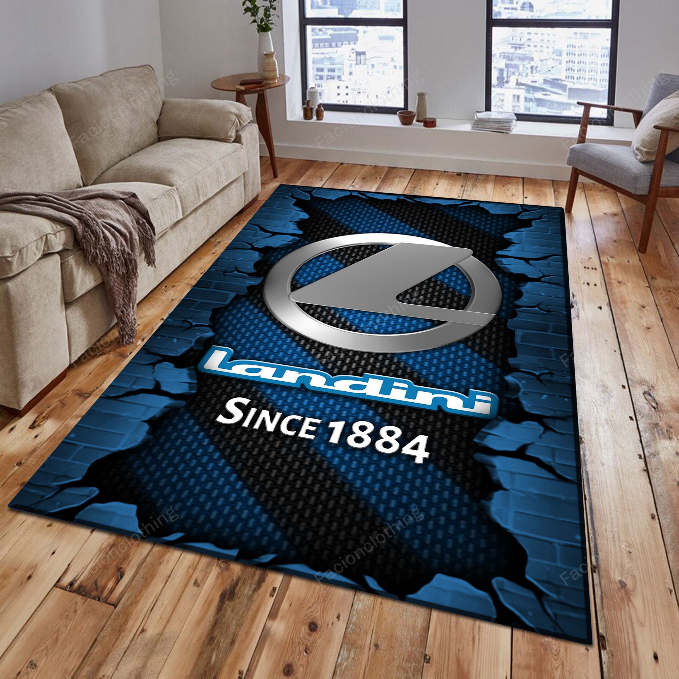 Sportswearmerch Landini Tractor Personalized Rug For Fan