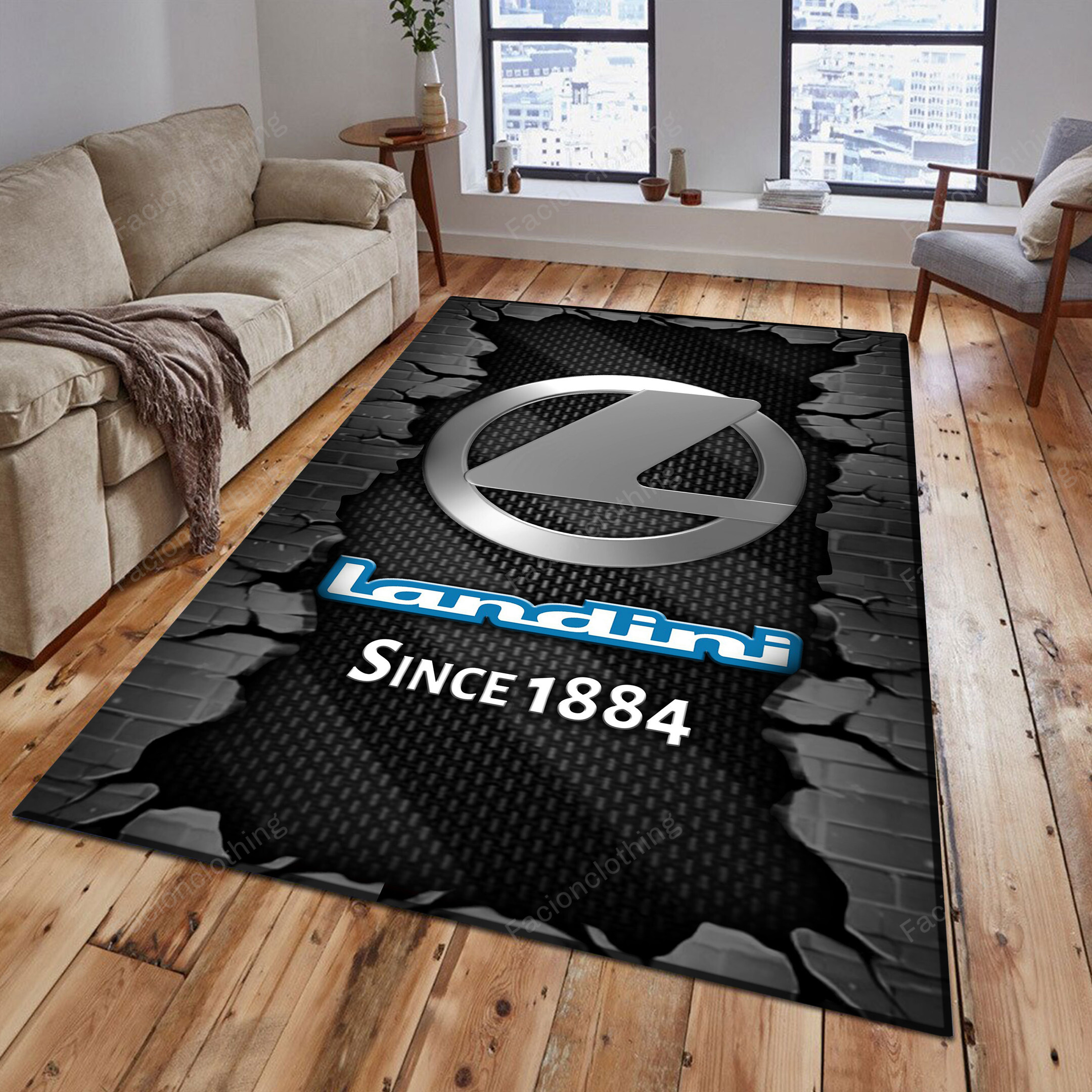 Sportswearmerch Landini Tractor Personalized Rug For Fan