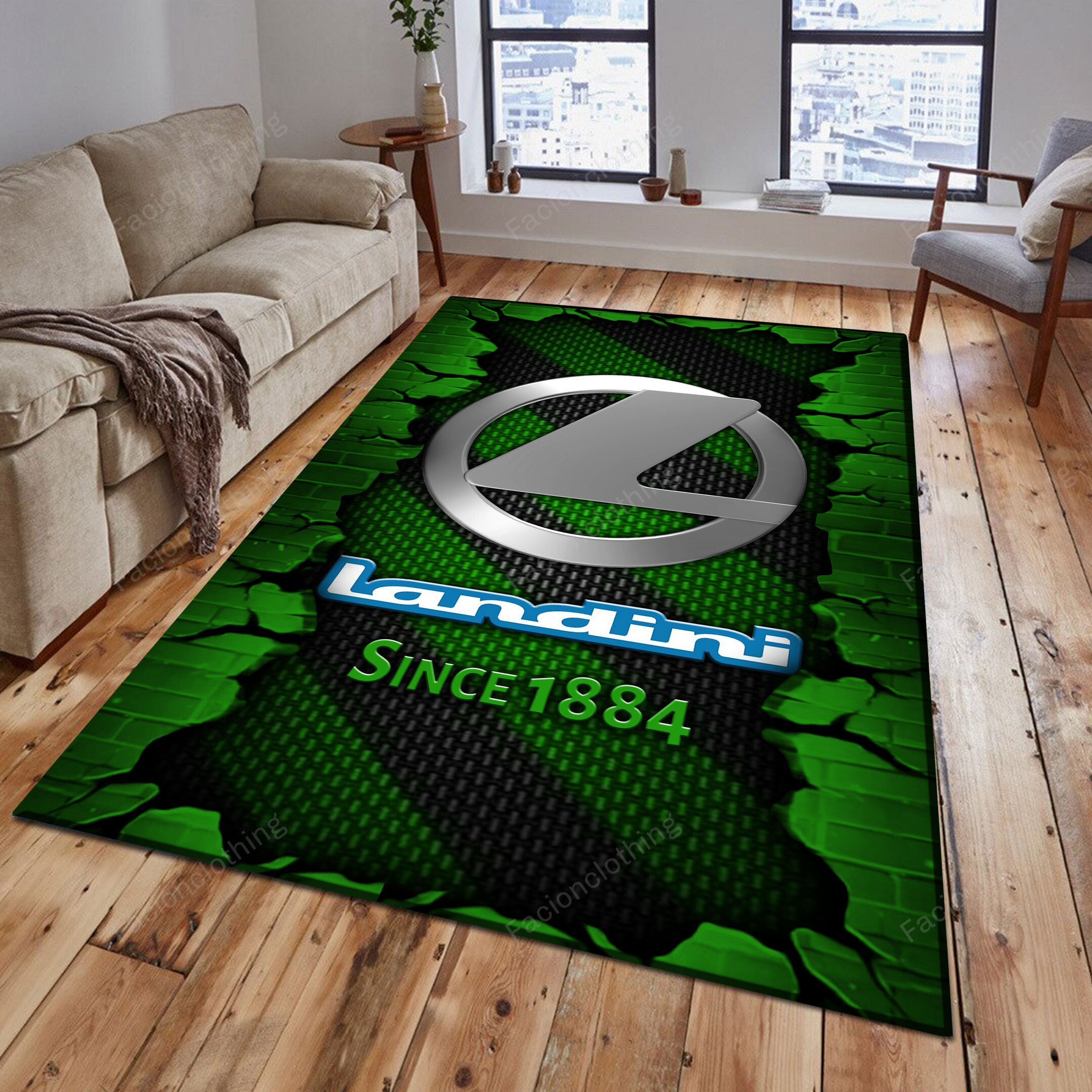 Sportswearmerch Landini Tractor Personalized Rug For Fan