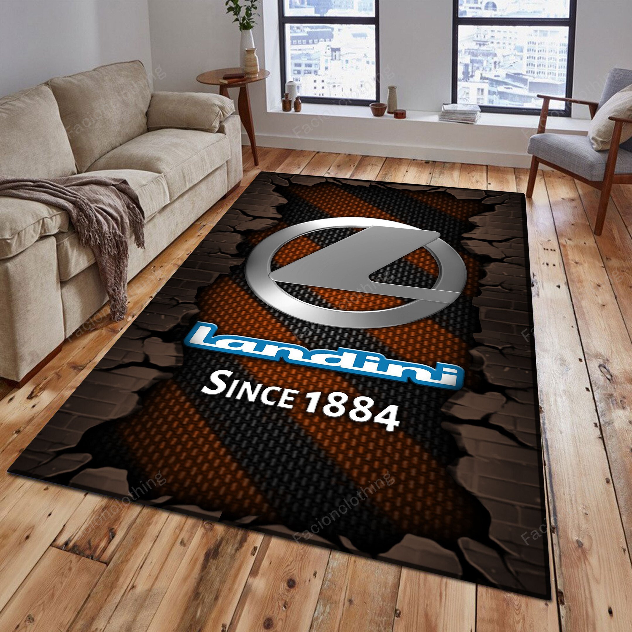 Sportswearmerch Landini Tractor Personalized Rug For Fan