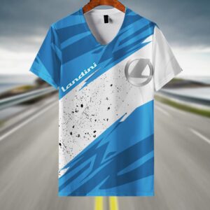 Sportswearmerch Landini Tractor V-neck Women T-shirt For Fan