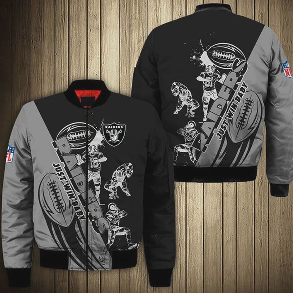Sportswearmerch Las Vegas Raiders NFL Bomber Jacket For Fan