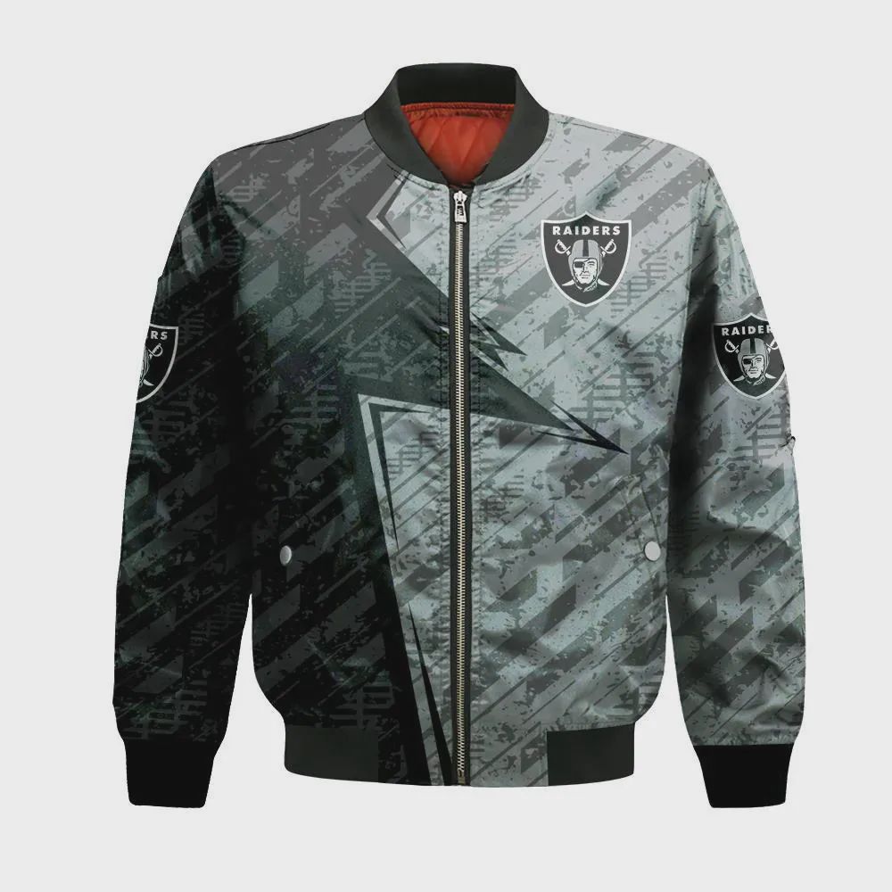 Sportswearmerch Las Vegas Raiders NFL Bomber Jacket For Fan