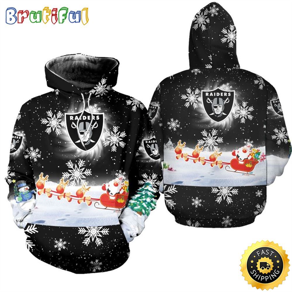 Sportswearmerch Las Vegas Raiders NFL Christmas Hoodie For Fan