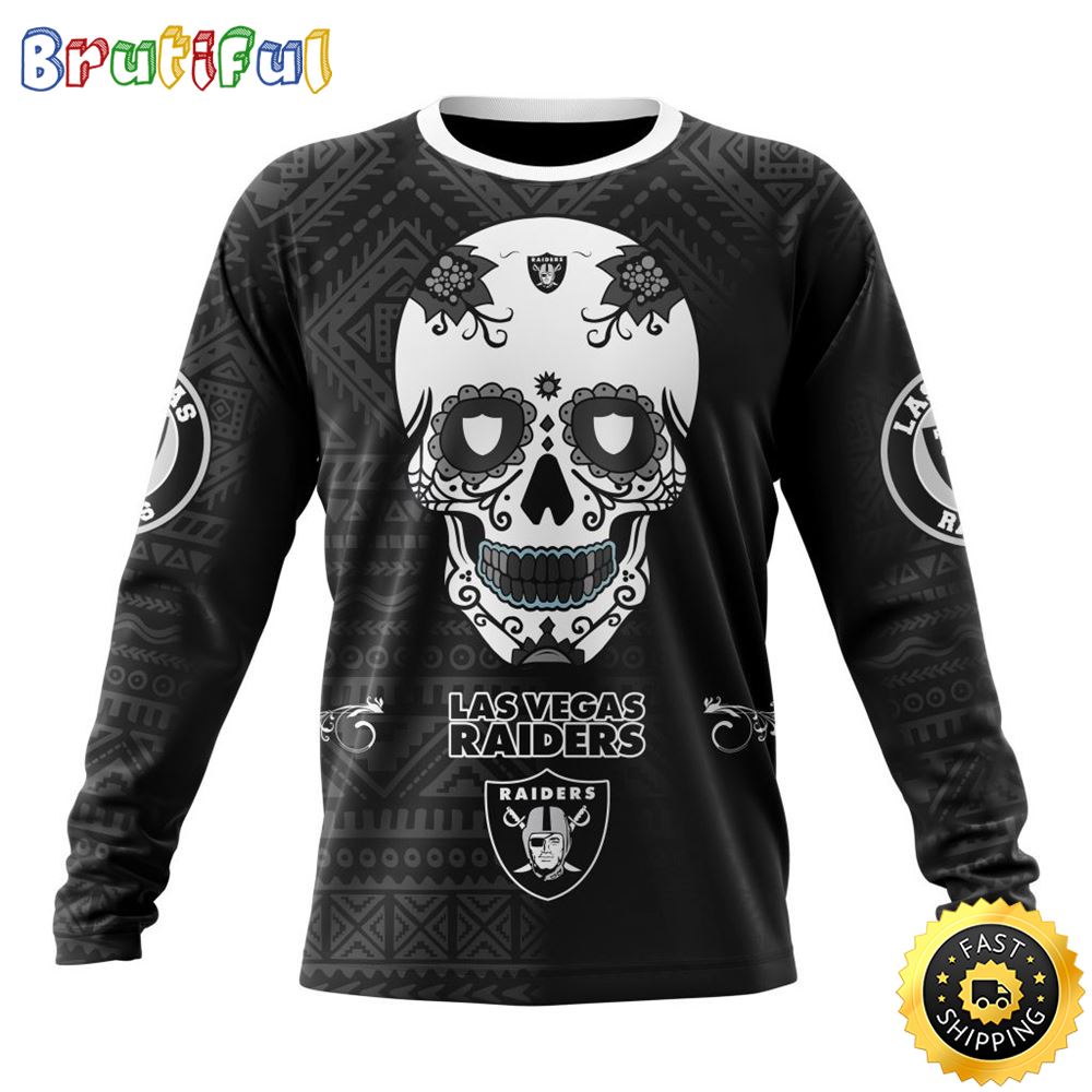 Sportswearmerch Las Vegas Raiders NFL Crewneck Personalized Sweater For Fan