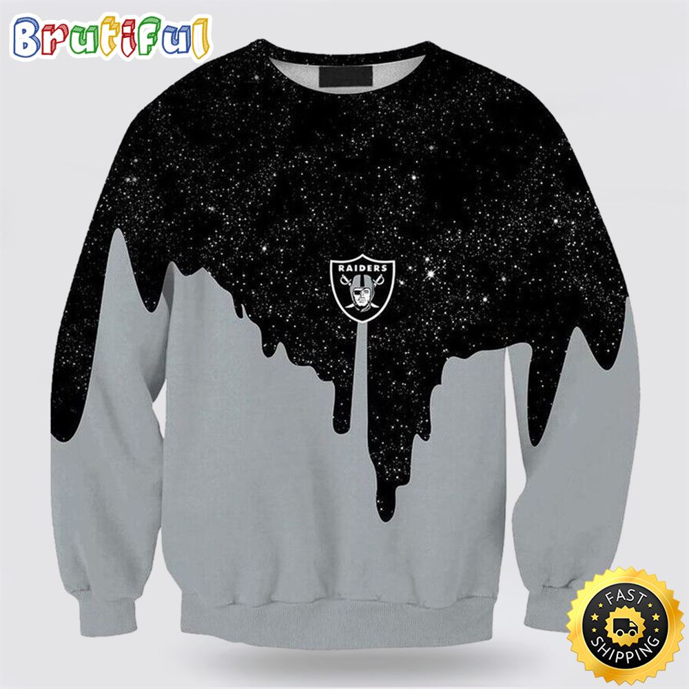 Sportswearmerch Las Vegas Raiders NFL Crewneck Sweater For Fan