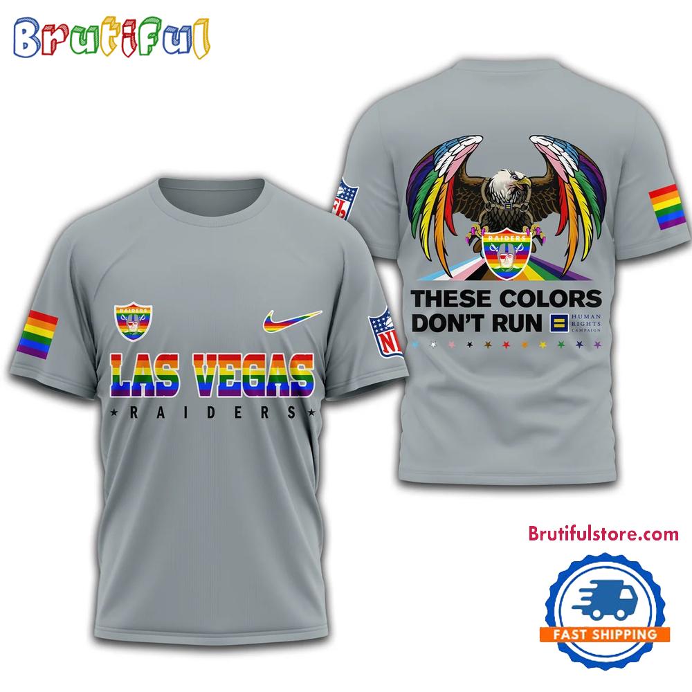Sportswearmerch Las Vegas Raiders NFL Football Campaign LGBT T-Shirt For Fan