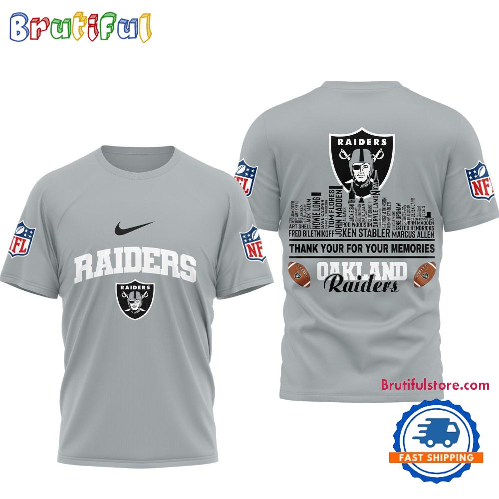 Sportswearmerch Las Vegas Raiders NFL Football Legends Of The Game 3D Shirt For Fan