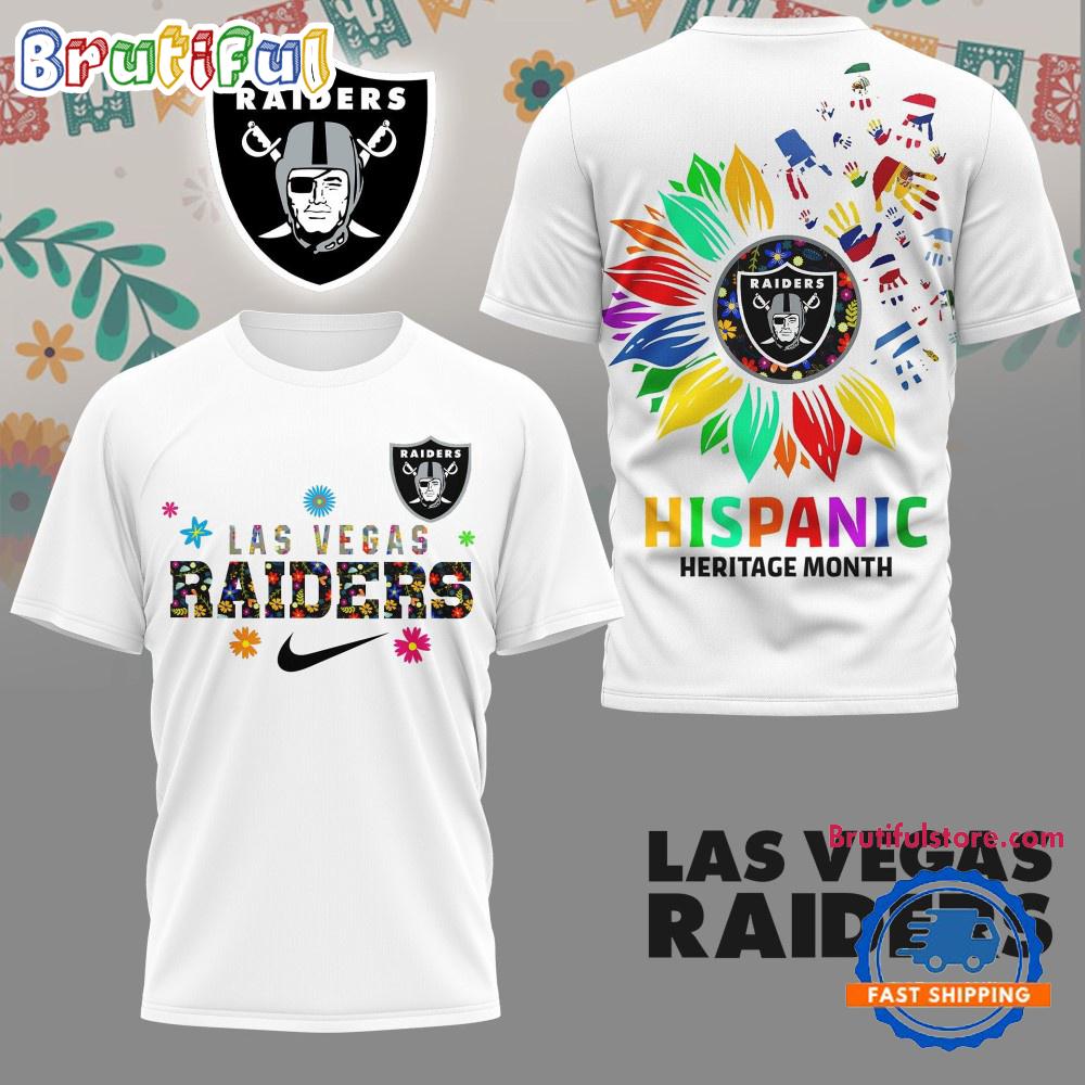 Sportswearmerch Las Vegas Raiders NFL Hispanic Heritage Month T-Shirt For Fan