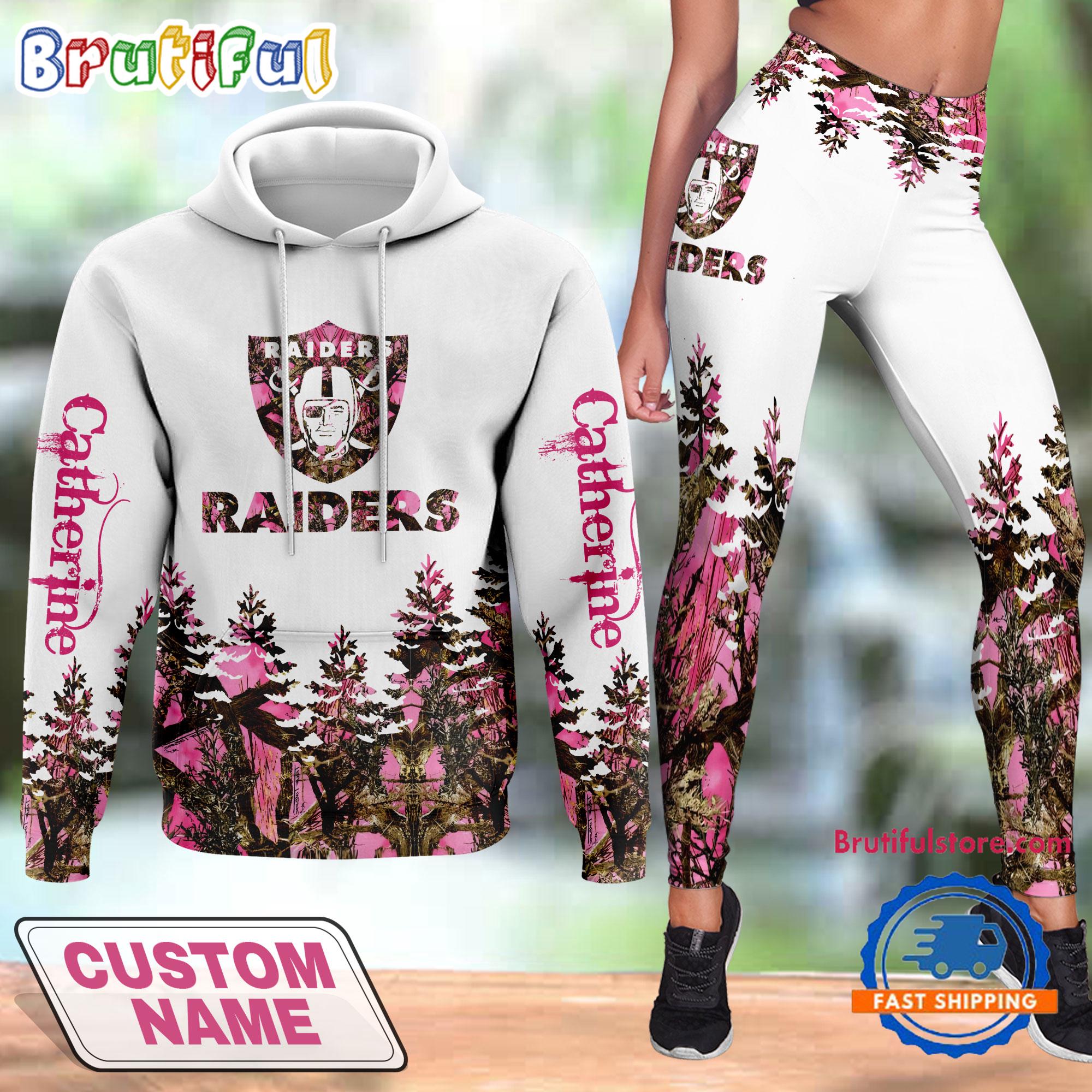 Sportswearmerch Las Vegas Raiders NFL Hoodie And Leggings For Fan