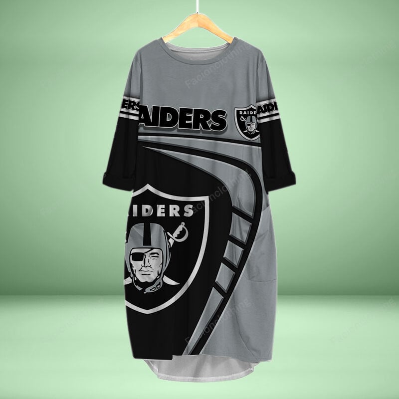 Sportswearmerch Las Vegas Raiders NFL Personalized Pocket Dress For Fan