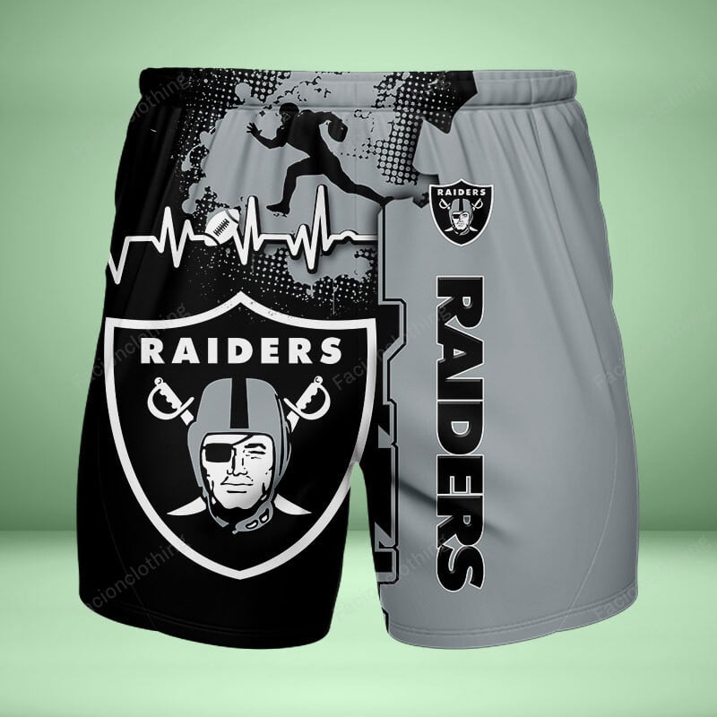 Sportswearmerch Las Vegas Raiders NFL Personalized Short Pant For Fan