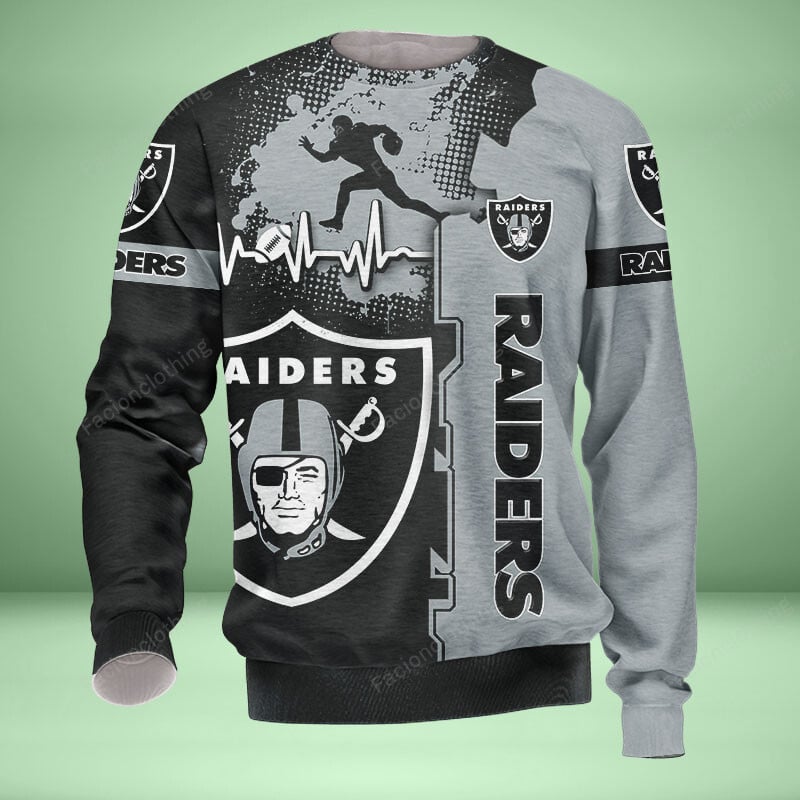 Sportswearmerch Las Vegas Raiders NFL Personalized Sweater For Fan