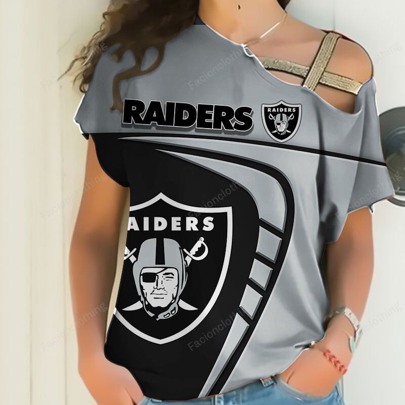 Sportswearmerch Las Vegas Raiders NFL Personalized Strapless Sleeve Short For Fan