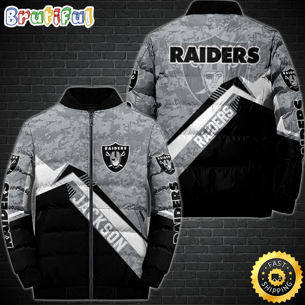 Sportswearmerch Las Vegas Raiders NFL Sport Down Puffer Jacket For Fan