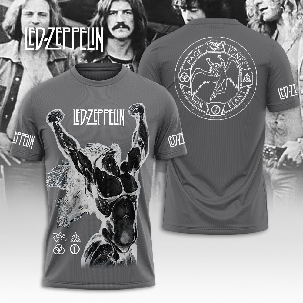 Sportswearmerch Led Zeppelin Movie Personalized T-shirt For Fan