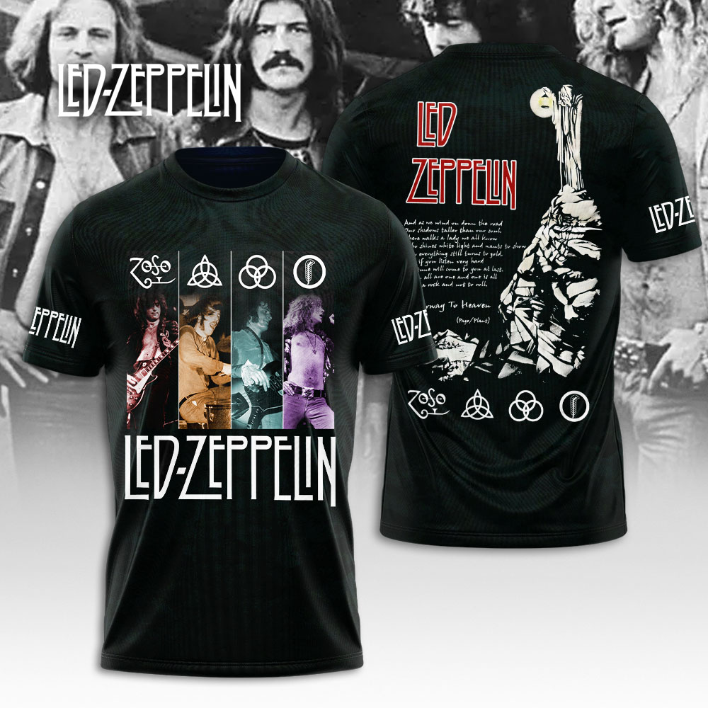 Sportswearmerch Led Zeppelin Movie Personalized T-shirt For Fan