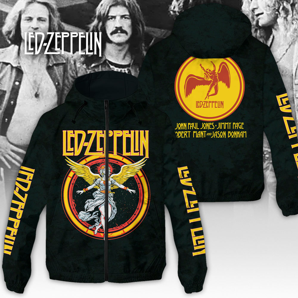 Sportswearmerch Led Zeppelin Windbreaker Jacket For Fan