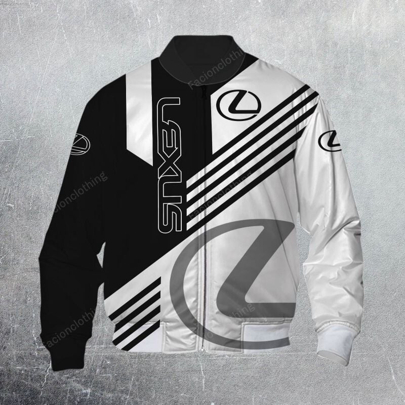 Sportswearmerch Lexus Car Personalized Bomber Jacket For Fan