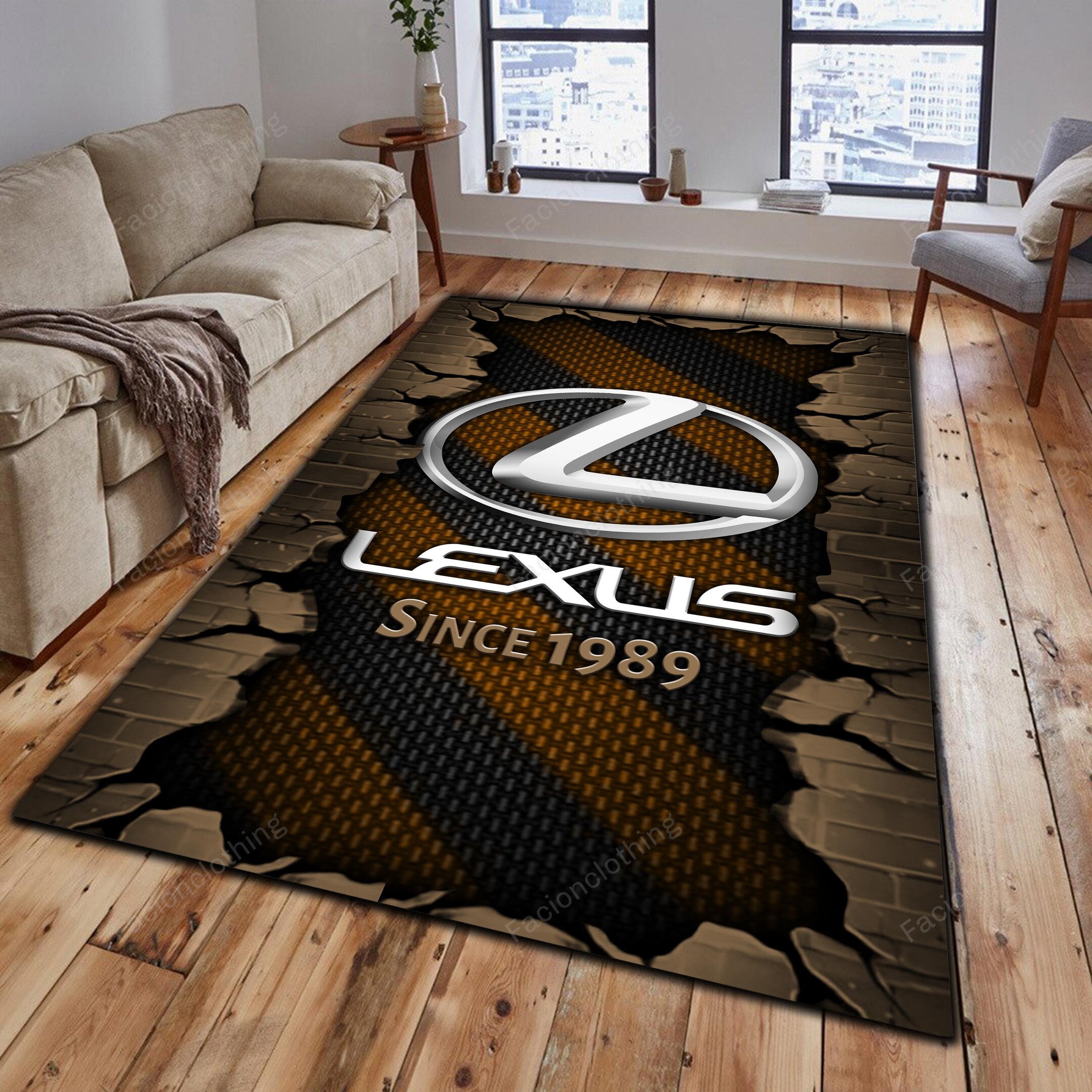 Sportswearmerch Lexus Car Personalized Rug For Fan