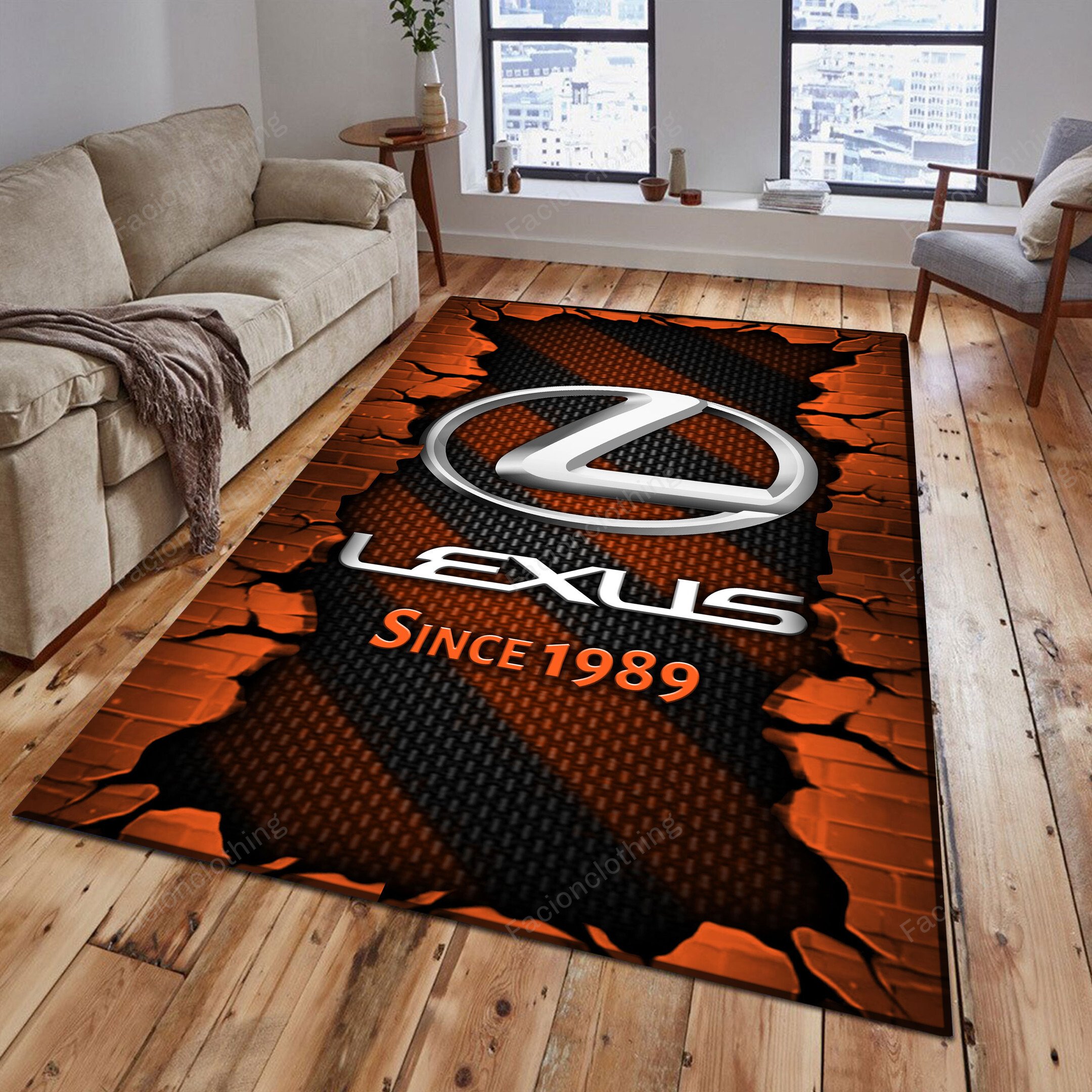 Sportswearmerch Lexus Car Personalized Rug For Fan