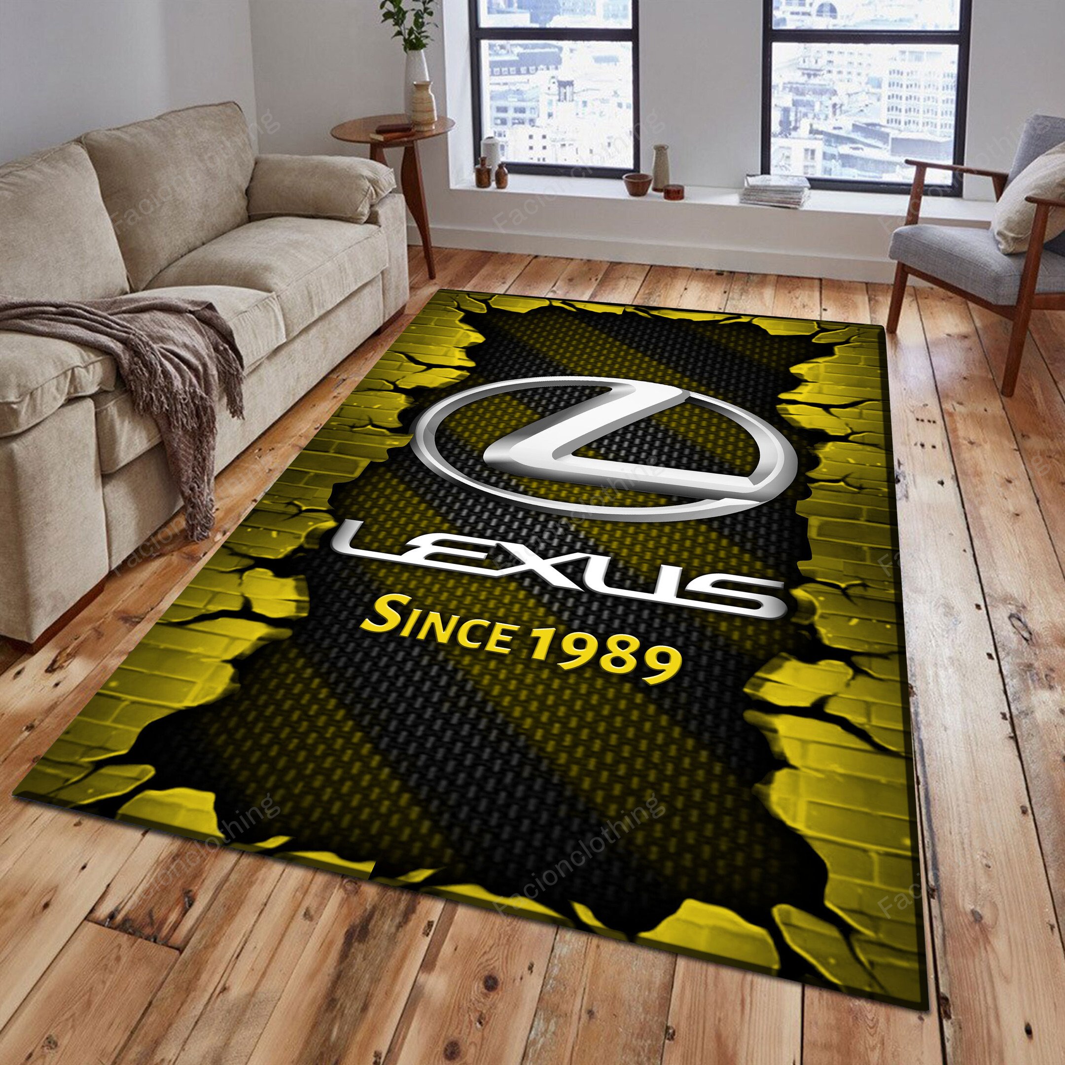 Sportswearmerch Lexus Car Personalized Rug For Fan