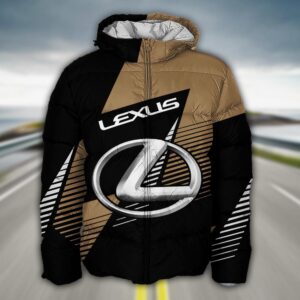 Sportswearmerch Lexus Car Puffer Jacket For Fan