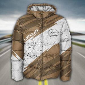 Sportswearmerch Lexus Car Puffer Jacket For Fan