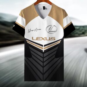 Sportswearmerch Lexus Car V-neck Women T-shirt For Fan