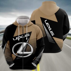 Sportswearmerch Lexus Car Zip Hoodie For Fan