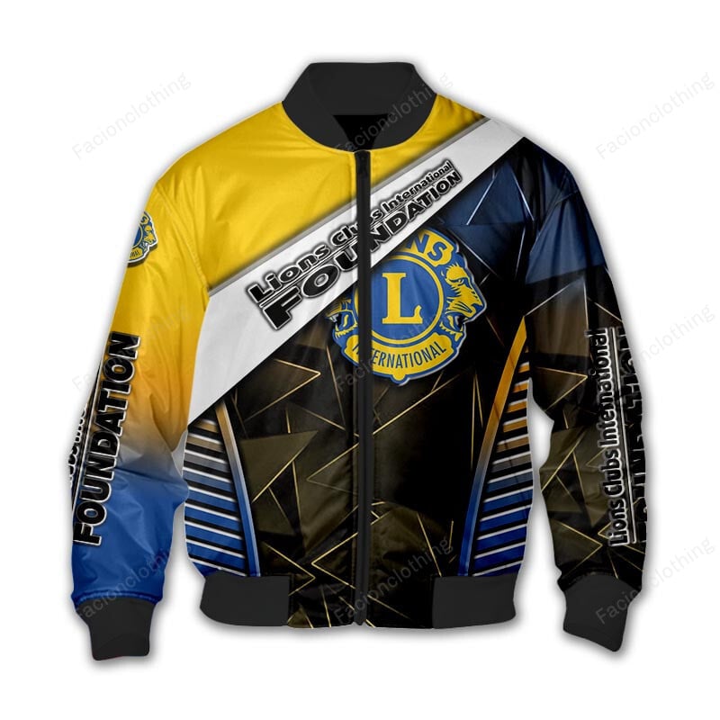 Sportswearmerch Lions Clubs International Personalized Bomber Jacket For Fan