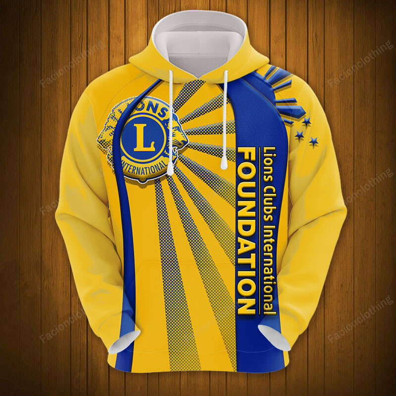 Sportswearmerch Lions Clubs International Personalized Fashion Hoodie For Fan