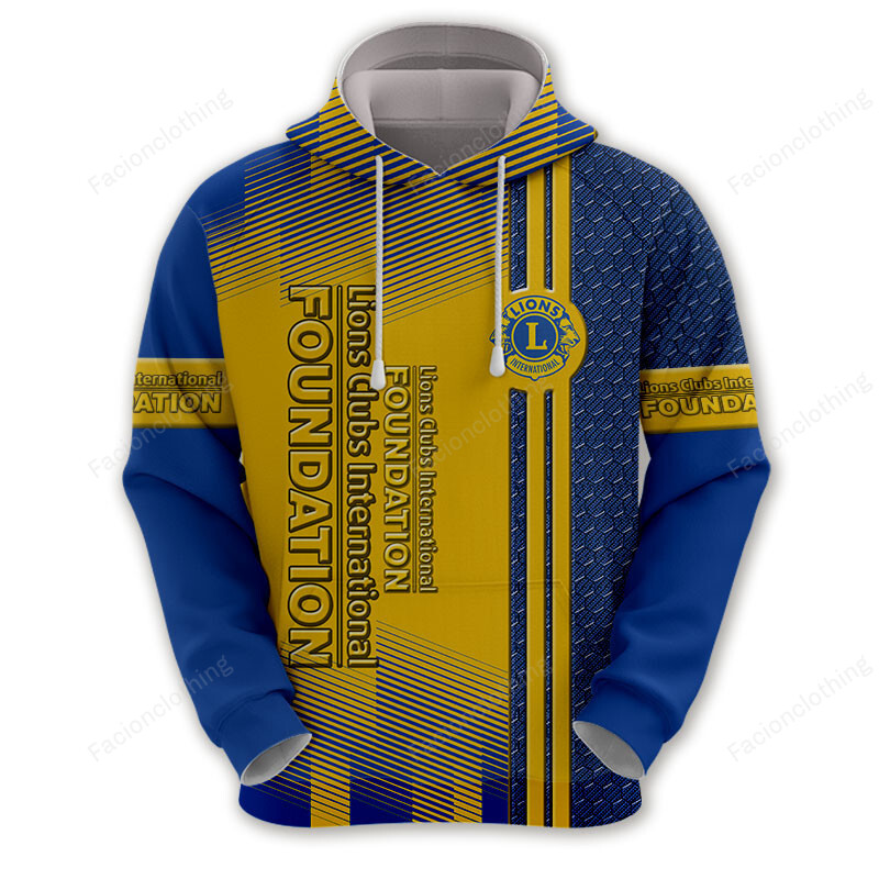 Sportswearmerch Lions Clubs International Personalized Fashion Hoodie For Fan