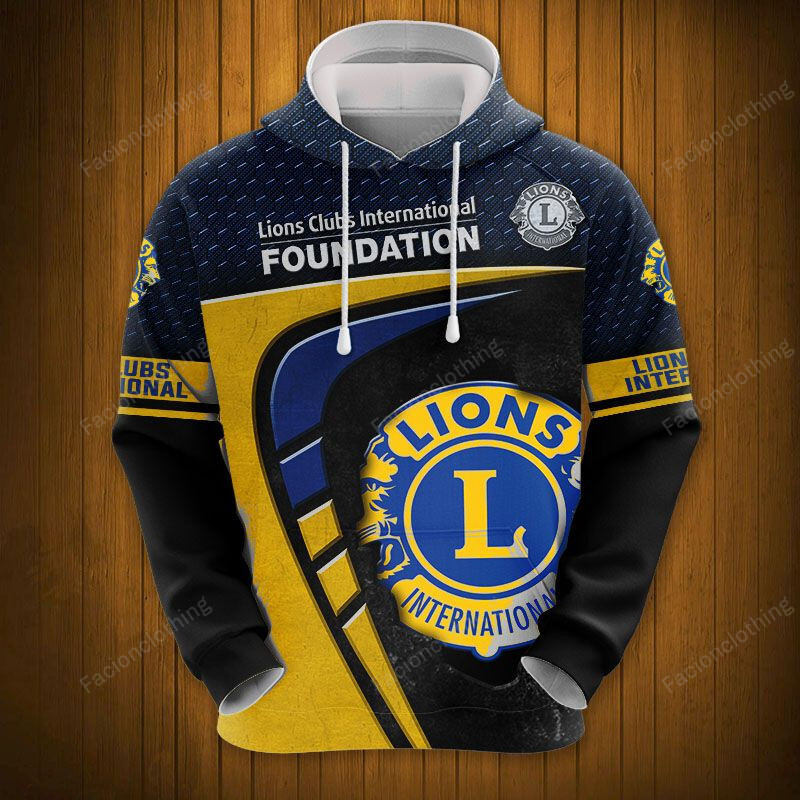 Sportswearmerch Lions Clubs International Personalized Fashion Hoodie For Fan