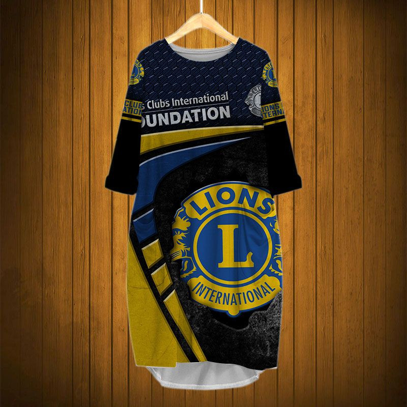 Sportswearmerch Lions Clubs International Personalized Fashion Pocket Dress For Fan