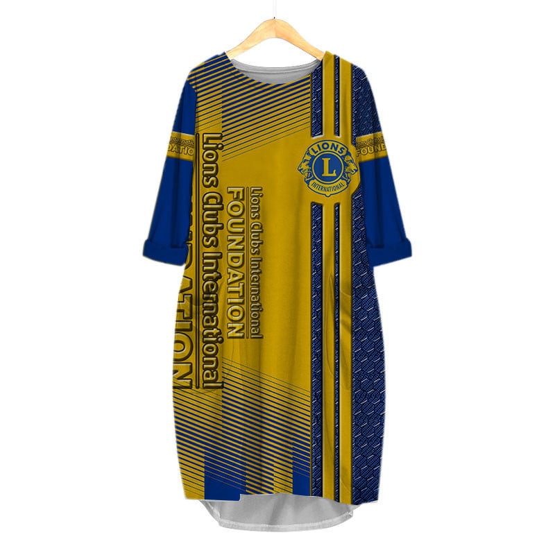 Sportswearmerch Lions Clubs International Personalized Fashion Pocket Dress For Fan