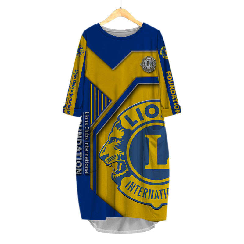 Sportswearmerch Lions Clubs International Personalized Fashion Pocket Dress For Fan