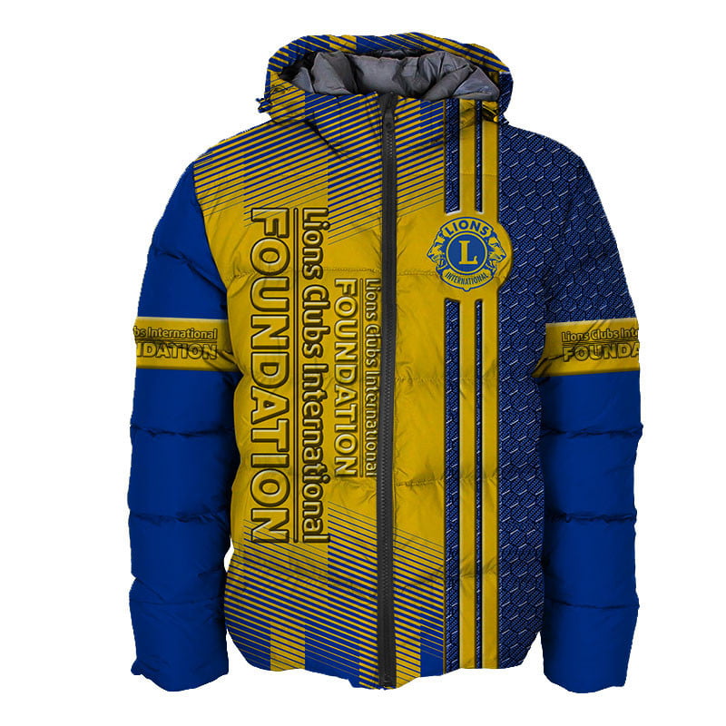 Sportswearmerch Lions Clubs International Personalized Fashion Puffer Jacket For Fan