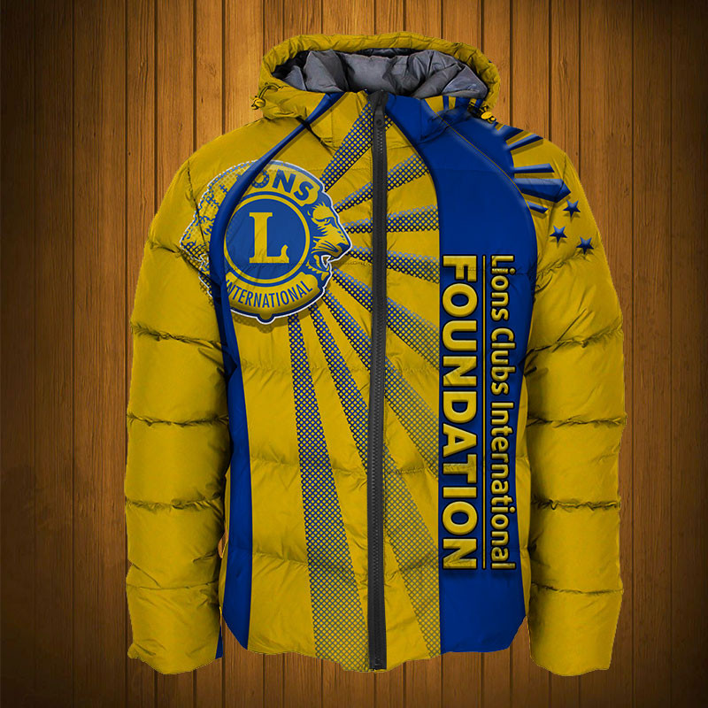 Sportswearmerch Lions Clubs International Personalized Fashion Puffer Jacket For Fan