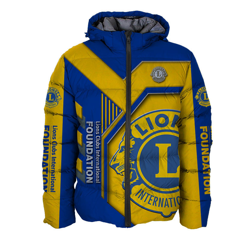 Sportswearmerch Lions Clubs International Personalized Fashion Puffer Jacket For Fan