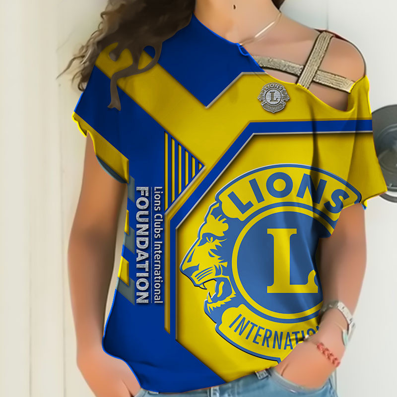 Sportswearmerch Lions Clubs International Personalized Fashion Strapless Short Sleeve For Fan