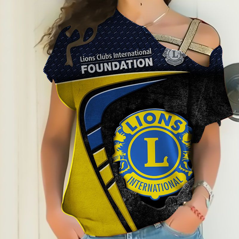 Sportswearmerch Lions Clubs International Personalized Fashion Strapless Short Sleeve For Fan