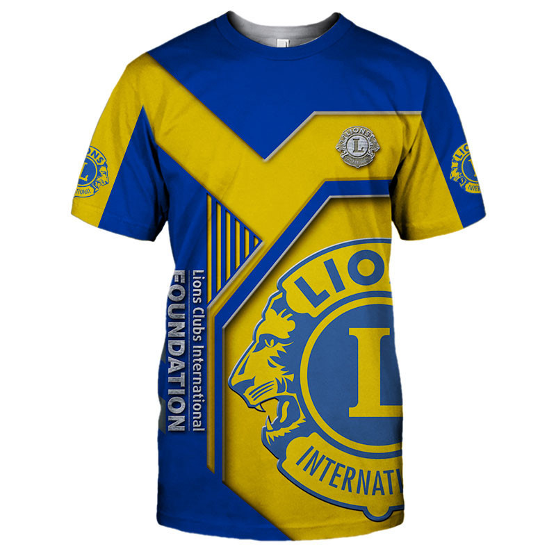 Sportswearmerch Lions Clubs International Personalized Fashion T-shirt For Fan