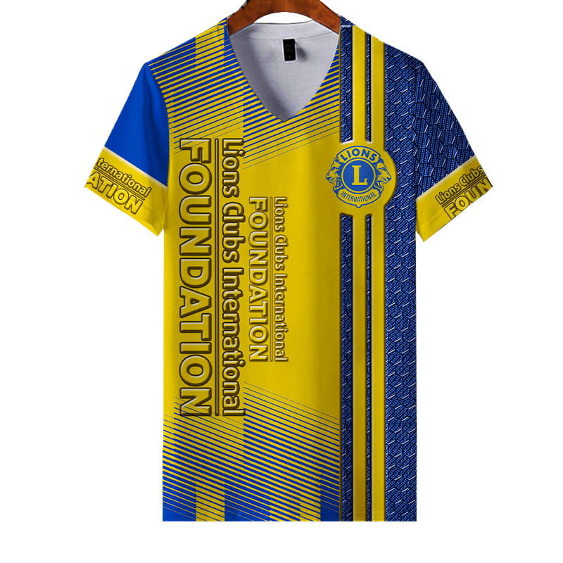 Sportswearmerch Lions Clubs International Personalized Fashion V-neck Women T-shirt For Fan