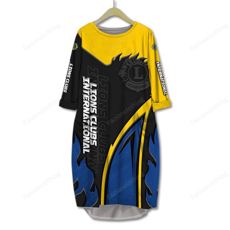 Sportswearmerch Lions Clubs International Personalized Pocket Dress For Fan