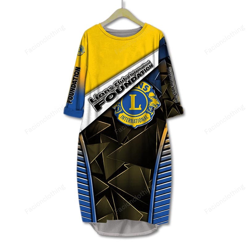 Sportswearmerch Lions Clubs International Personalized Pocket Dress For Fan